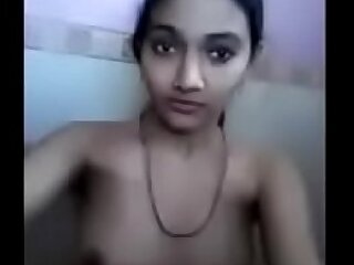 Desi Bihar Patna cute college teen selfie boobs bathroo