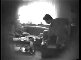 Caught my mom masturbating in living room. Hidden cam